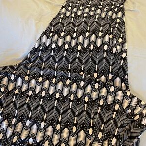 LuLaRoe Black and White Maxi Dress